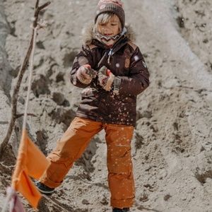 Snowsuit size 10 plus bonus hat - designer Souris Mini